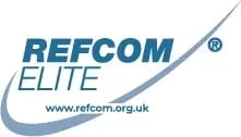 Refcom Elite Logo with website